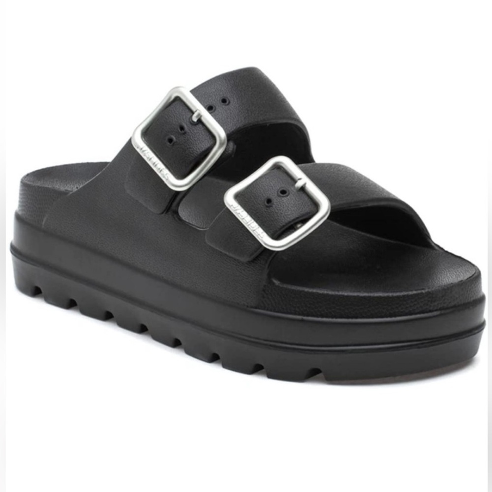J Slides Eva Buckle Sandals